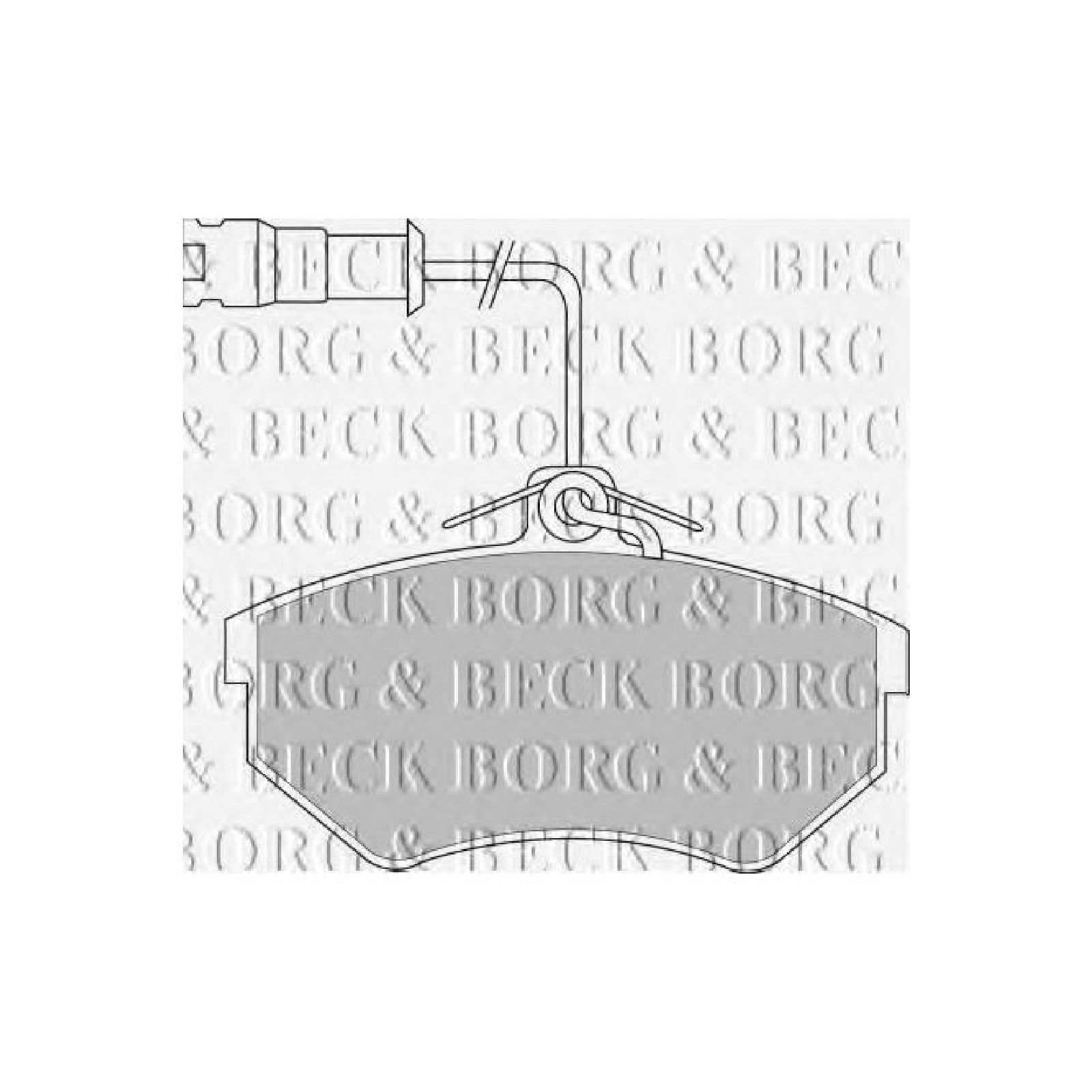 Borg & Beck bbp1146 Bremsbeläge von Borg & Beck
