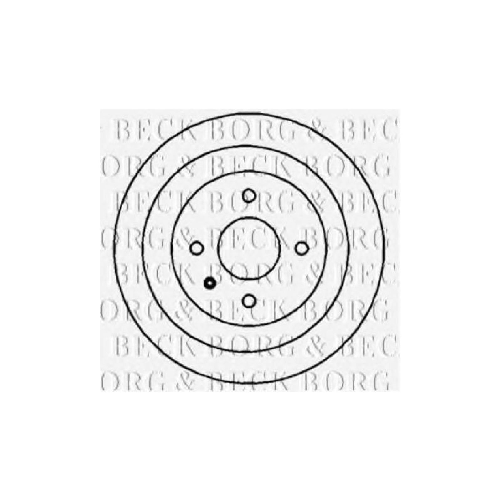 Borg & Beck bbr7106 Bremstrommel von Borg & Beck