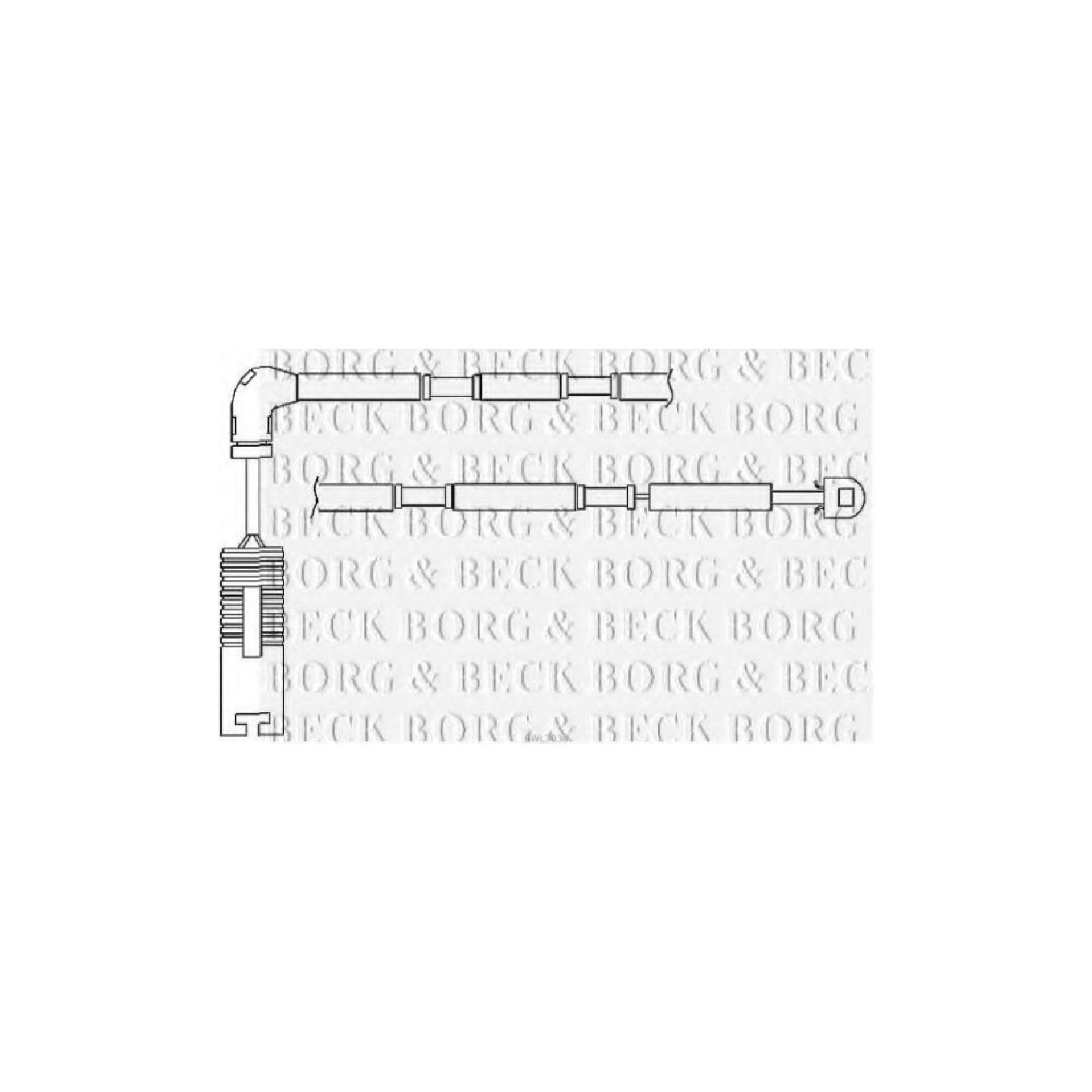 Borg & Beck bwl3036 tragen Blei (ein Paar) von Borg & Beck