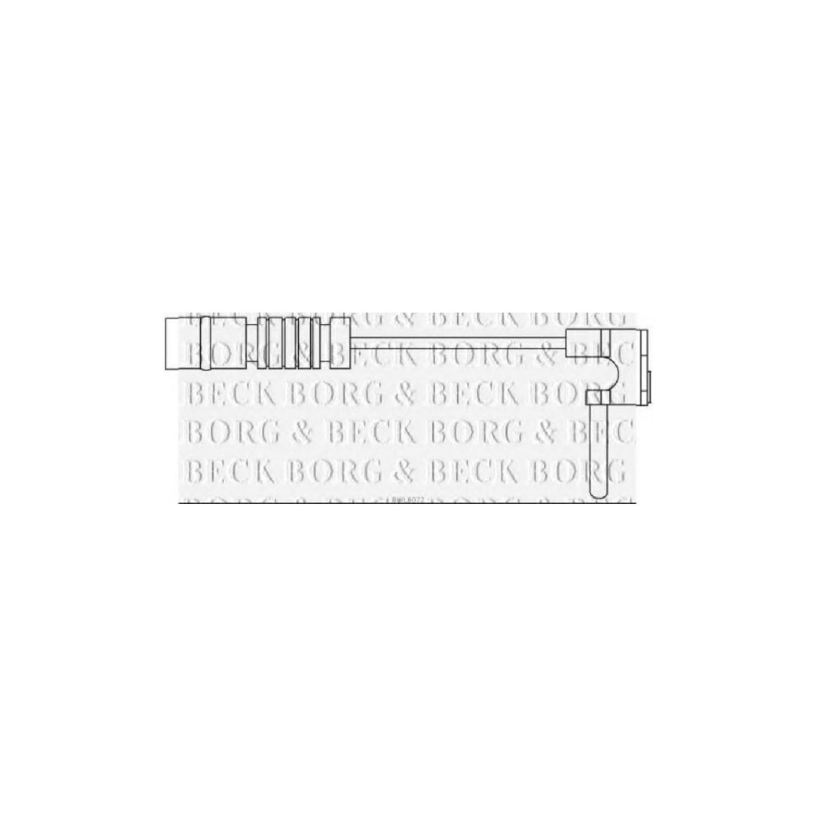 Borg & Beck bwl3072 tragen Blei (ein Paar) von Borg & Beck