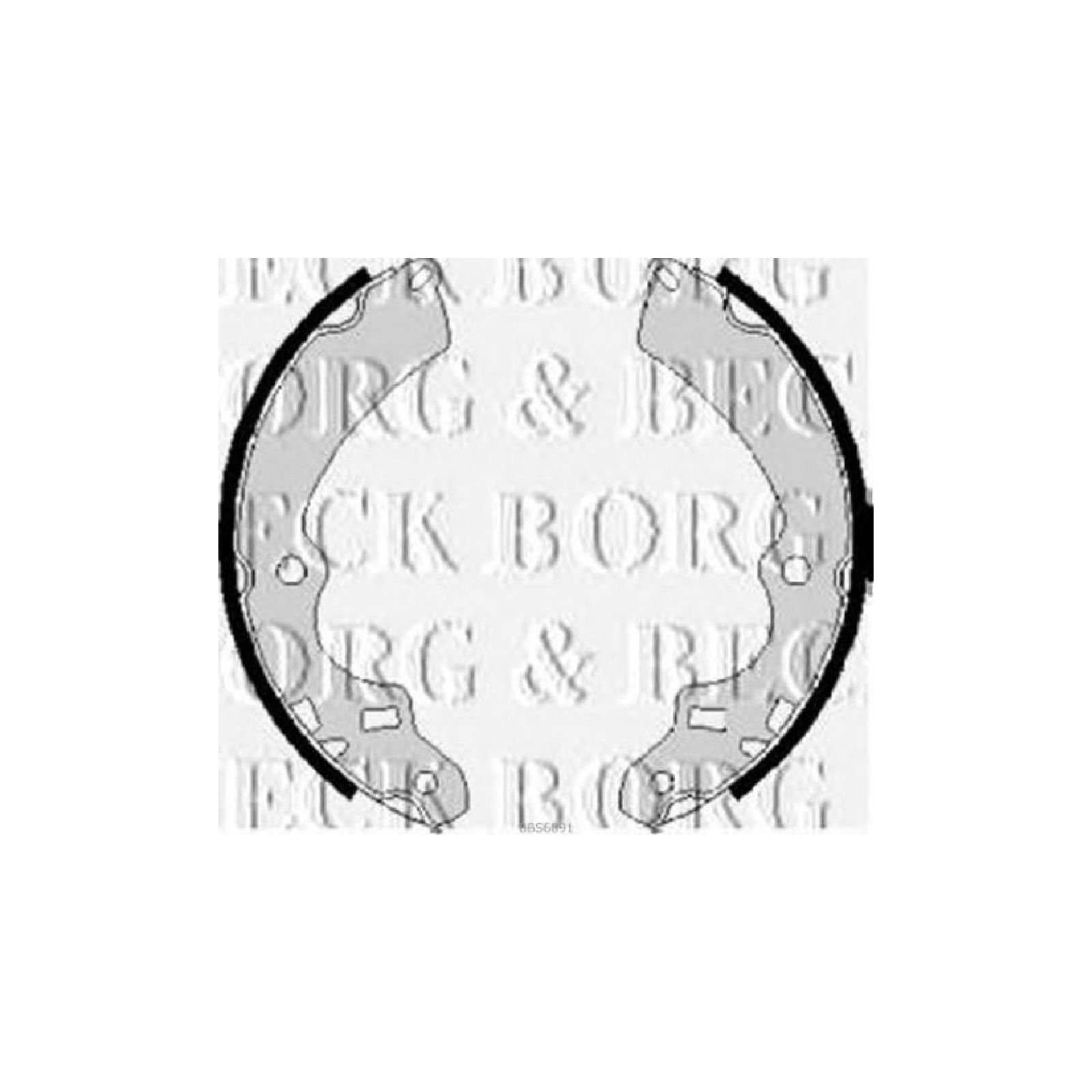 bbs6091 Borg & Beck Bremsbacken OE Qualität von Borg & Beck