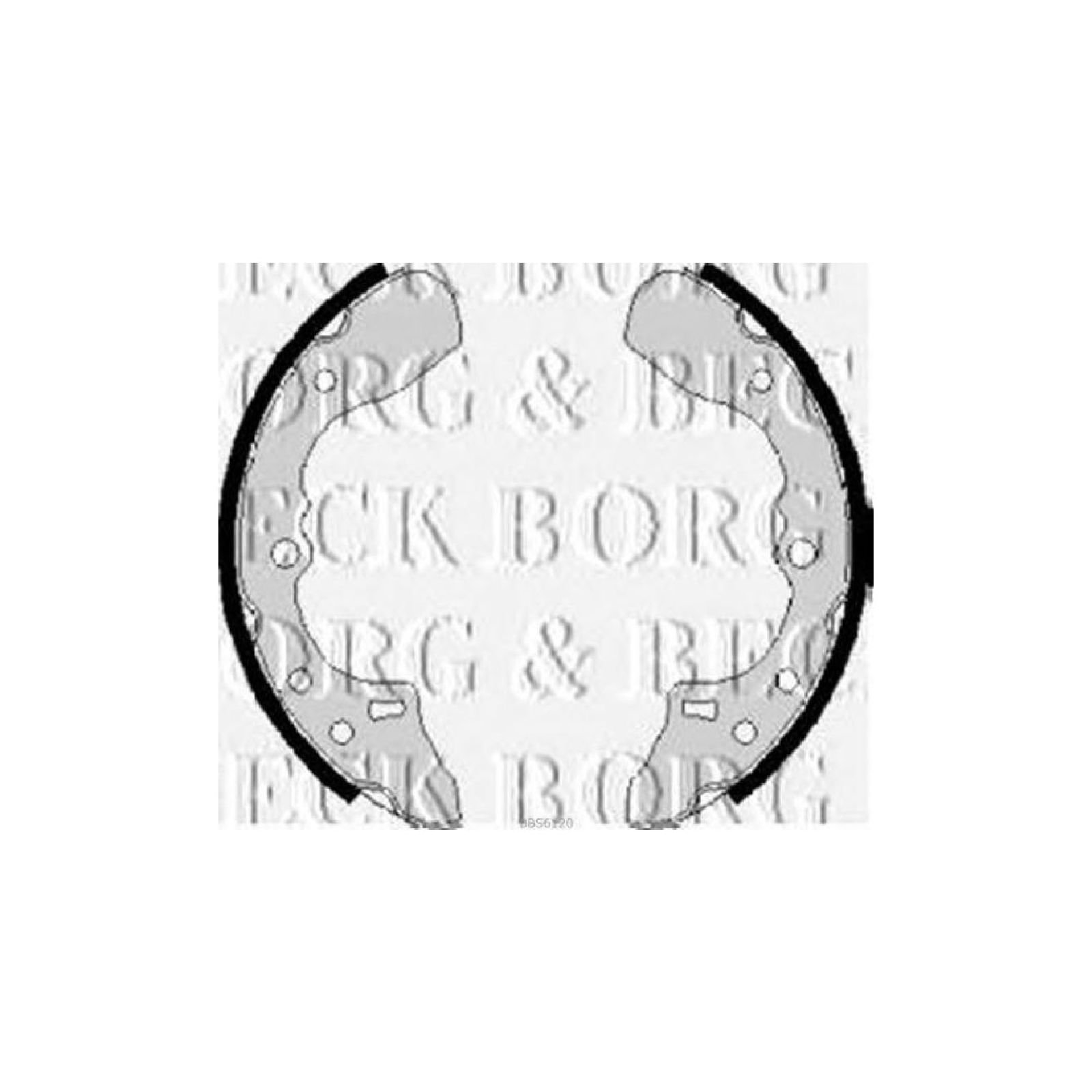 bbs6120 Borg & Beck Bremsbacken OE Qualität von Borg & Beck