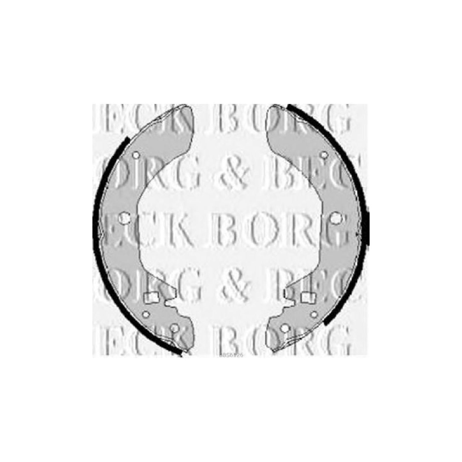 bbs6126 Borg & Beck Bremsbacken OE Qualität von Borg & Beck