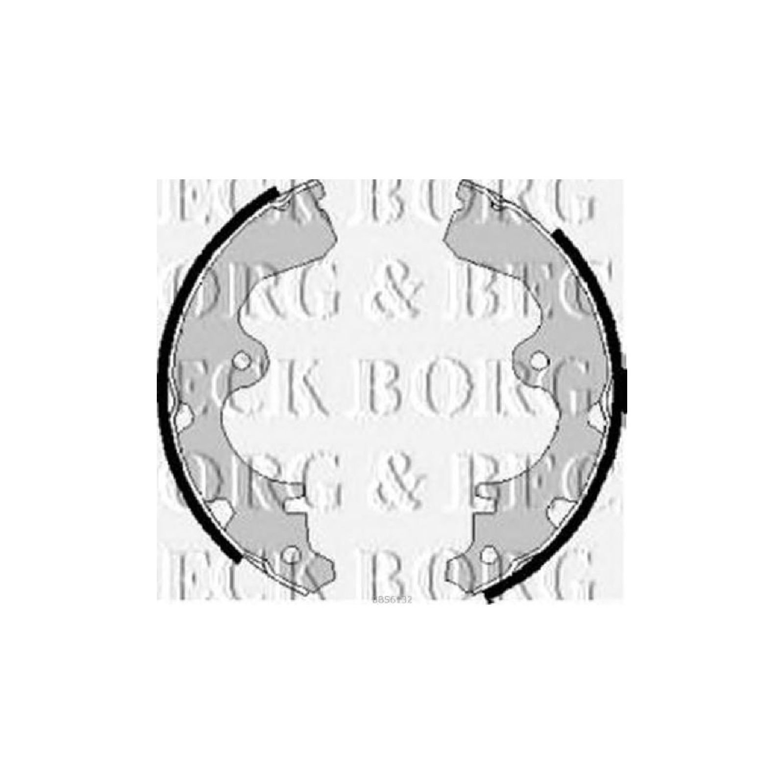 bbs6132 Borg & Beck Bremsbacken OE Qualität von Borg & Beck