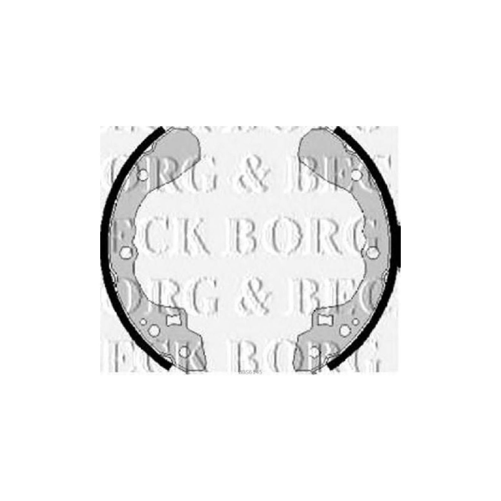 bbs6145 Borg & Beck Bremsbacken OE Qualität von Borg & Beck