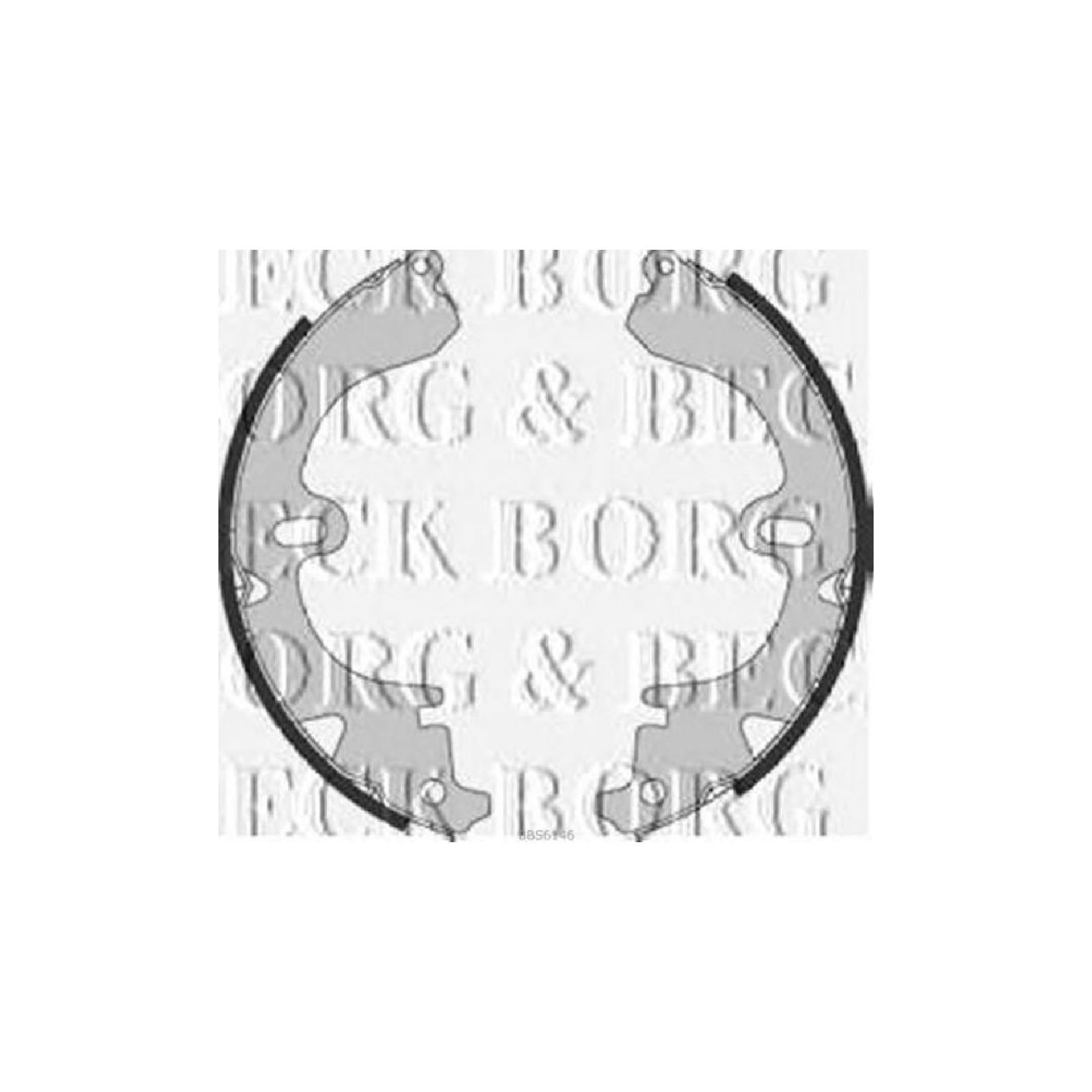 bbs6146 Borg & Beck Bremsbacken OE Qualität von Borg & Beck