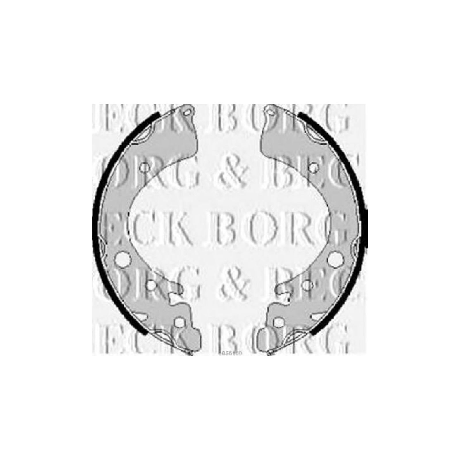 bbs6160 Borg & Beck Bremsbacken OE Qualität von Borg & Beck