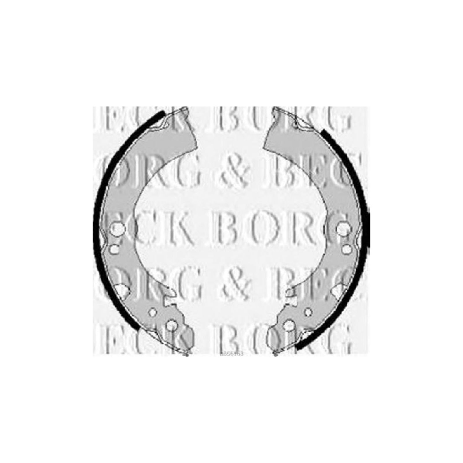 bbs6163 Borg & Beck Bremsbacken OE Qualität von Borg & Beck