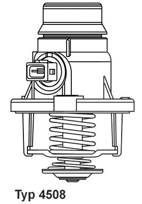 Wahler Thermostat [Hersteller-Nr. 4508.101D] für BMW, Rolls-royce von WAHLER