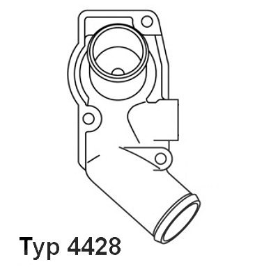 Wahler Thermostat, Kühlmittel [Hersteller-Nr. 4428.92D] für Opel von WAHLER