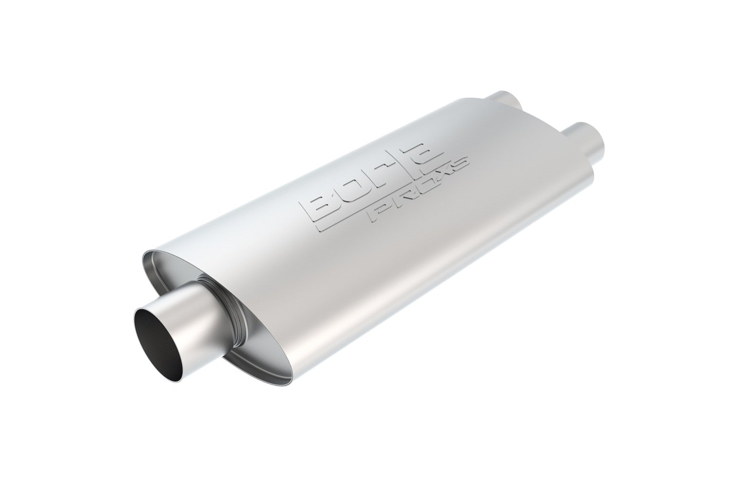 BORLA 40349 ProXS Universal-Performance-Schalldämpfer, 7,6 cm Einzeleinlass/Dual 6,3 cm Ausgänge, 10,2 x 24,1 cm oval x 48,3 cm langer Körper, 63,5 cm Gesamtlänge, wendbares Design, T-304 Edelstahl BORLA 40349 ProXS Universal-Performance-Schalldämpfer, 7,6 cm Einzeleinlass/Dual 6,3 cm Ausgänge, 10,2 x 24,1 cm oval x 48,3 cm langer Körper, 63,5 cm Gesamtlänge, wendbares Design, T-304 Edelstahl von Borla