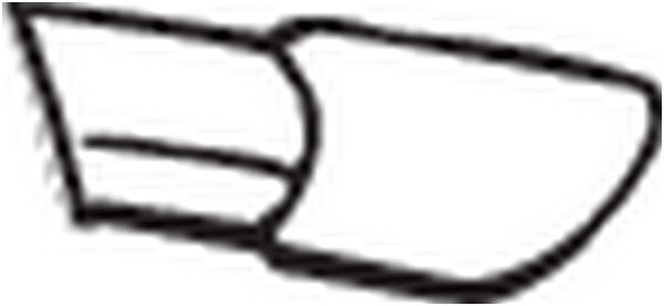 Abgasrohr hinten Bosal 318-263 von Bosal