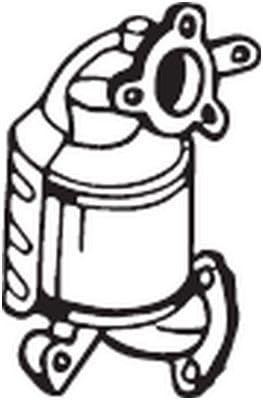 BOSAL Partikelfilter (DPF) 095-577 ix35 (LM, EL, ELH) Siliziumcarbid von Bosal