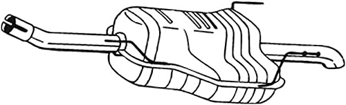 Bosal 185-129 Endschalldämpfer Bosal 185-129 Endschalldämpfer von Bosal