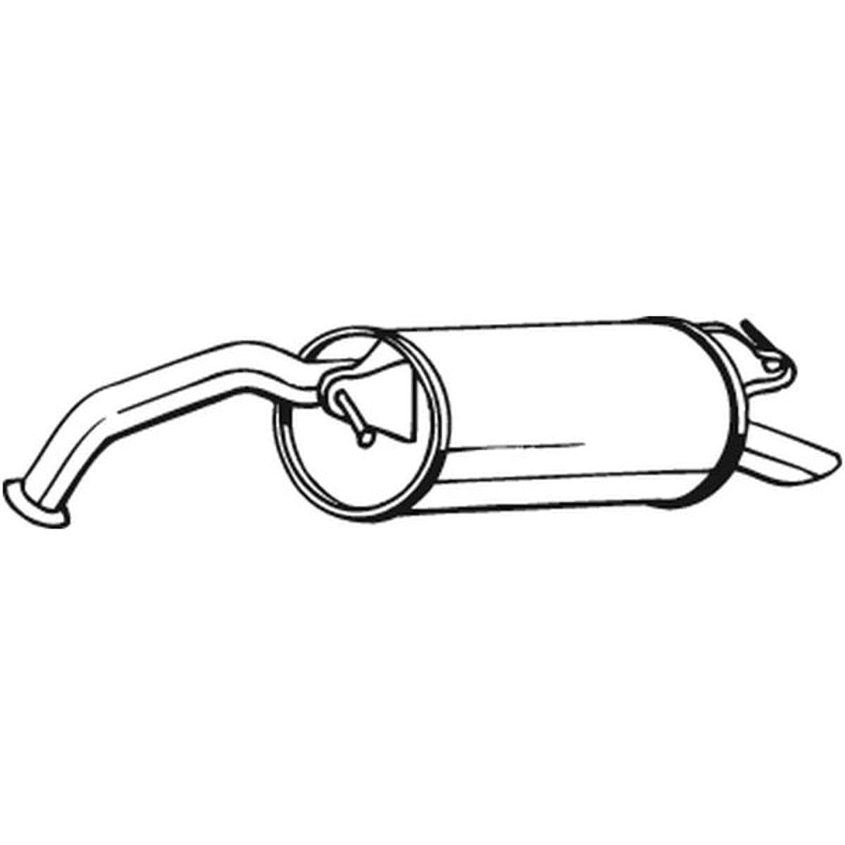 Bosal 228-475 Endschalldämpfer Bosal 228-475 Endschalldämpfer von Bosal