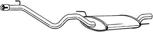 Bosal 282-373 Endschalldämpfer Bosal 282-373 Endschalldämpfer von Bosal