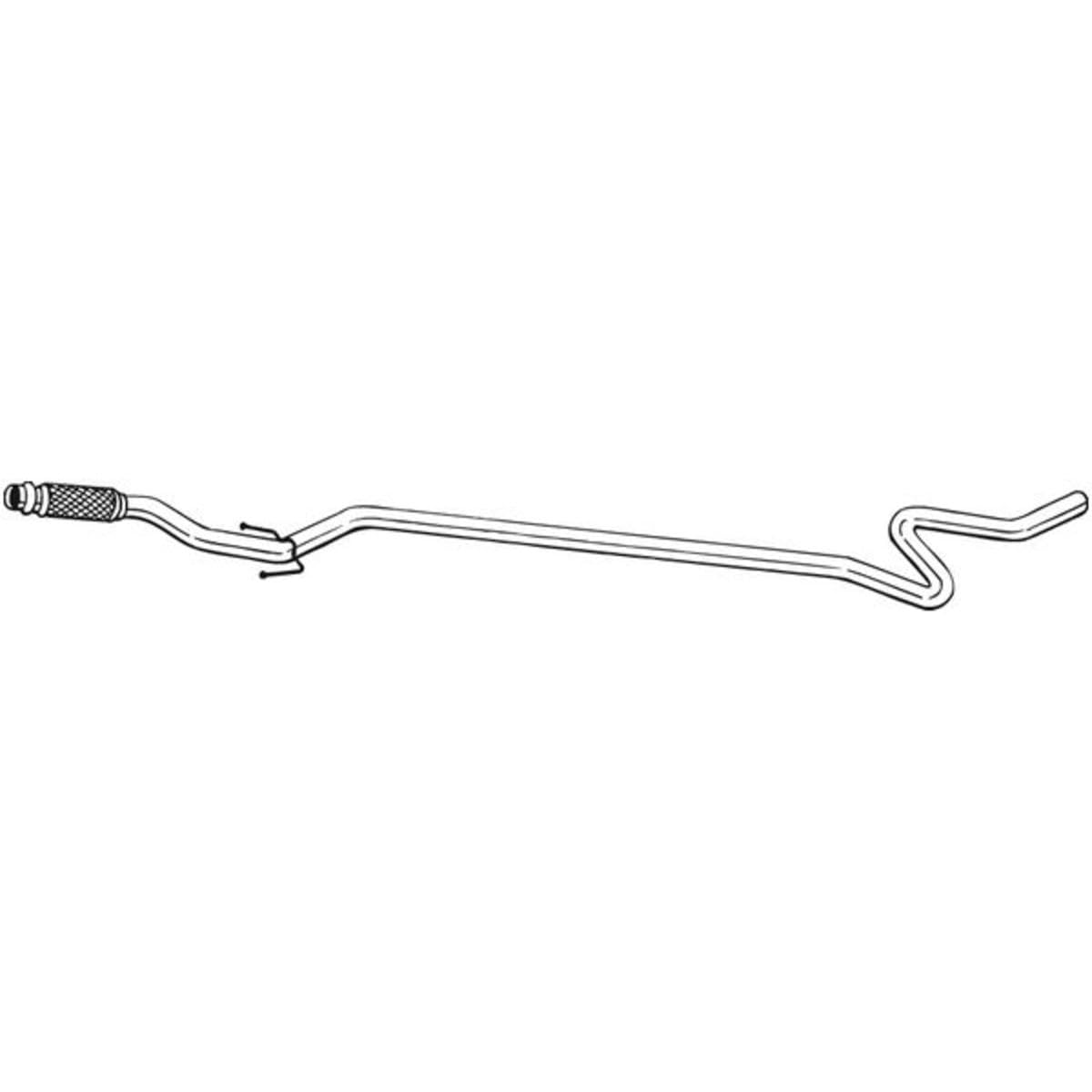 Bosal 975-001 Abgasrohr von Bosal