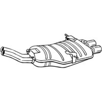 Endschalldämpfer BOSAL 247-531 Endschalldämpfer BOSAL 247-531 von Bosal
