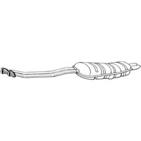 Endschalldämpfer BOSAL 282-215 von Bosal