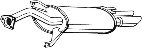 Endschalldämpfer Bosal 177-243 von Bosal