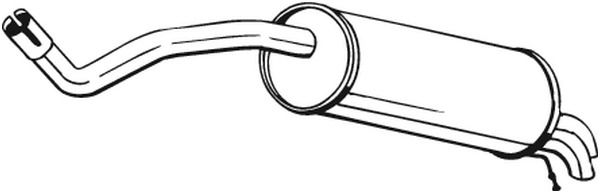 Endschalldämpfer Bosal 227-021 von Bosal