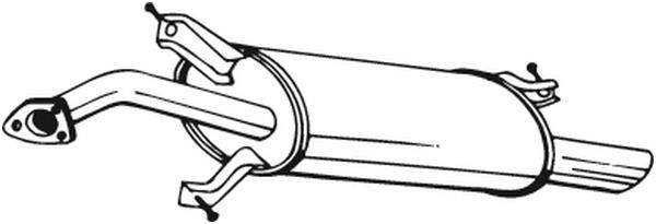 Endschalldämpfer Bosal 235-215 Endschalldämpfer Bosal 235-215 von Bosal