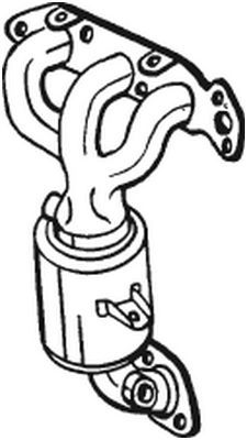 Katalysator vorne Bosal 090-639 Katalysator vorne Bosal 090-639 von Bosal