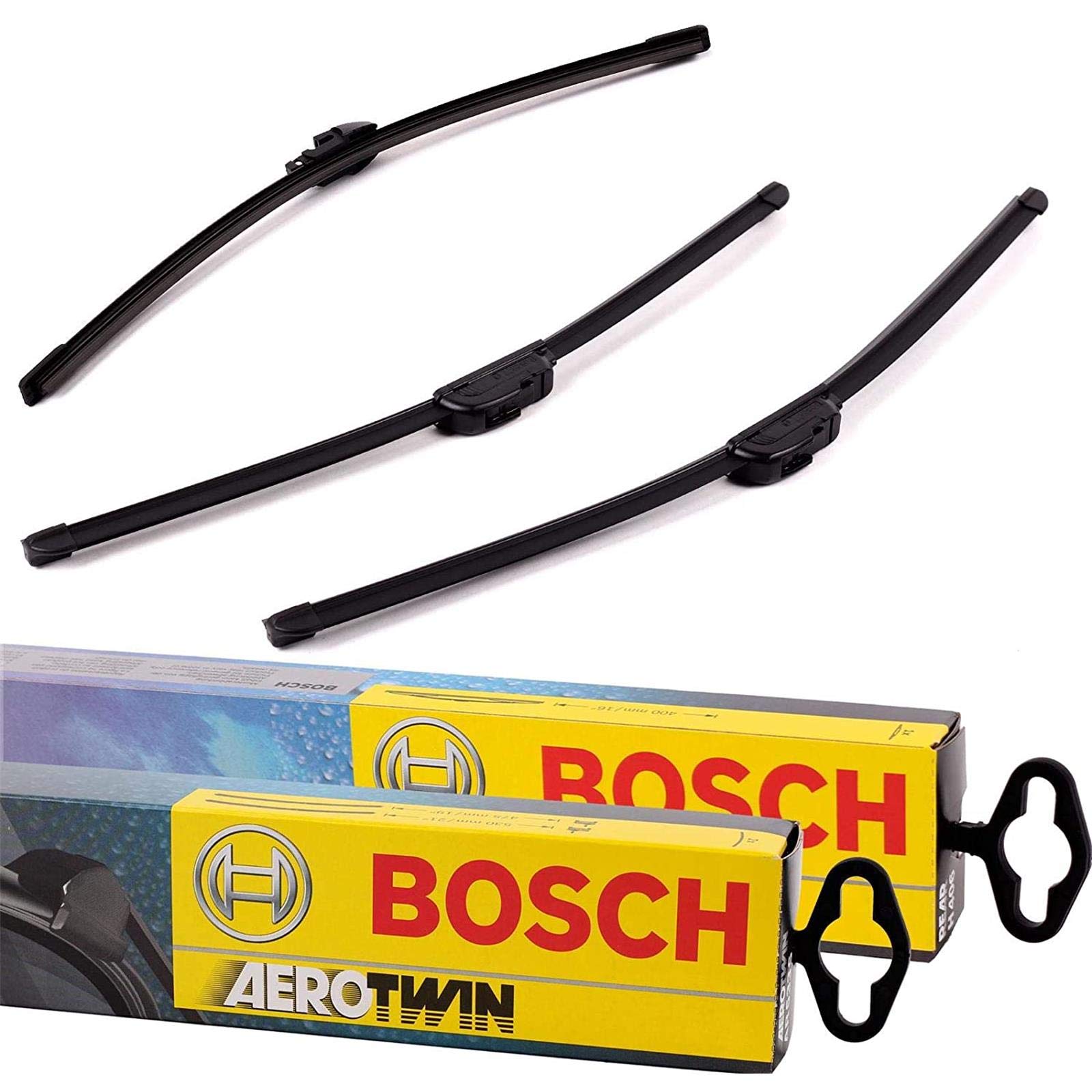 Bosch Scheibenwischer 2 Vorne+ 1 Hinten AeroTwin B-Aero-A863S-A282H-1 von Bosch