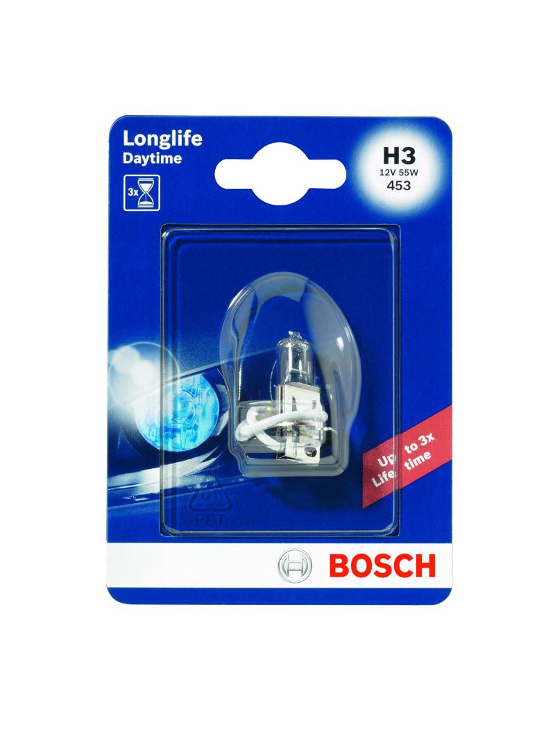 Bosch Autolampe H3 Longlife Daytime 12V/55W von Bosch Automotive