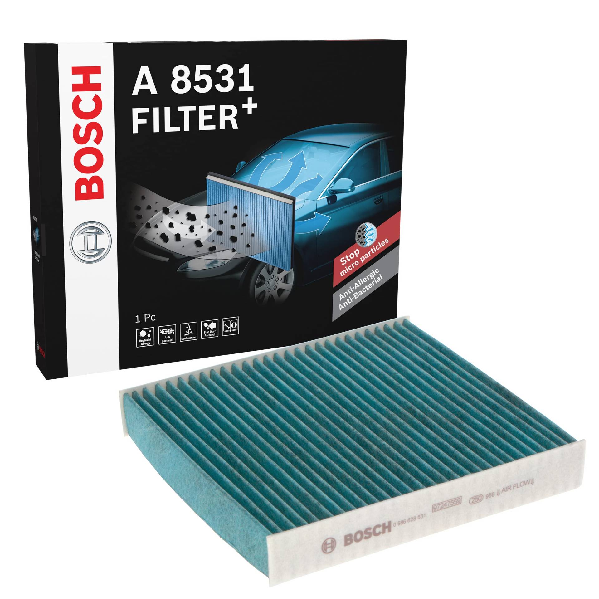 Bosch A8531 - Innenraumfilter Filter+ von Bosch Automotive
