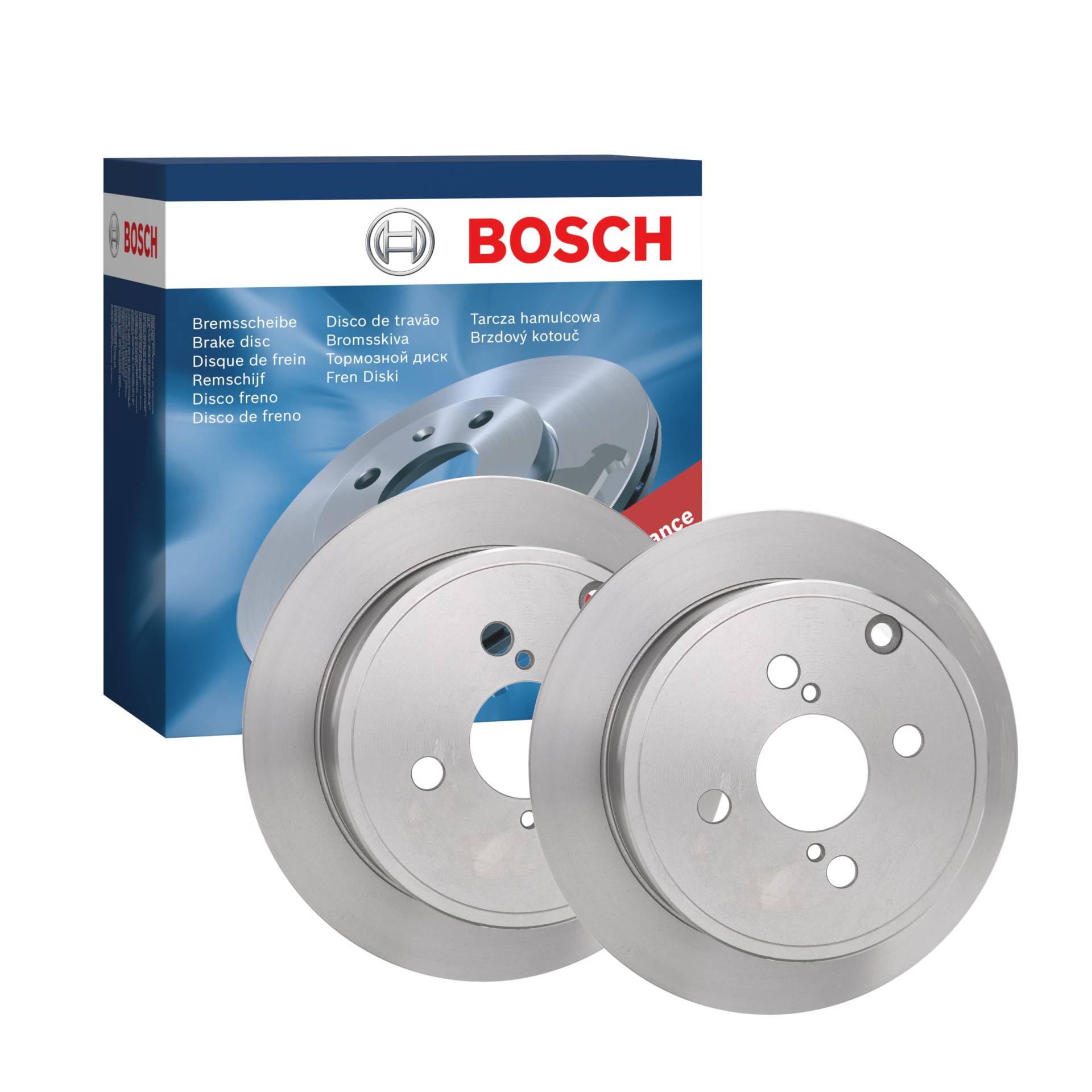 Bosch BD1021 Bremsscheiben - Hinterachse - ECE-R90 Zertifizierung - zwei Bremsscheiben pro Set von Bosch Automotive