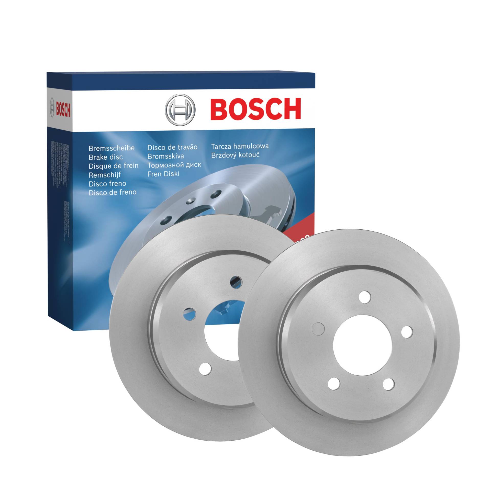 Bosch BD1032 Bremsscheiben - Hinterachse - ECE-R90 Zertifizierung - zwei Bremsscheiben pro Set von Bosch Automotive