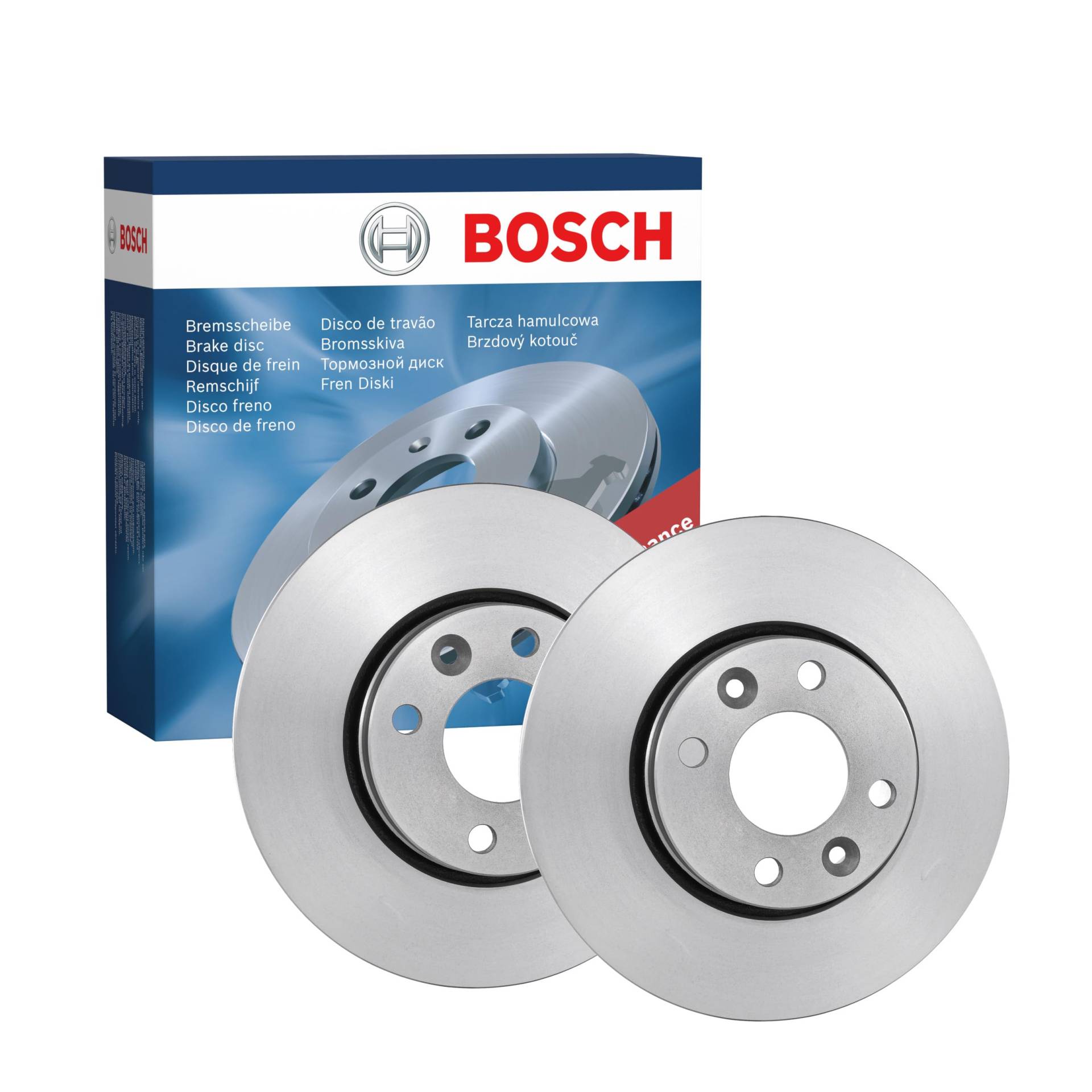 Bosch BD1033 Bremsscheiben - Vorderachse - ECE-R90 Zertifizierung - zwei Bremsscheiben pro Set von Bosch Automotive