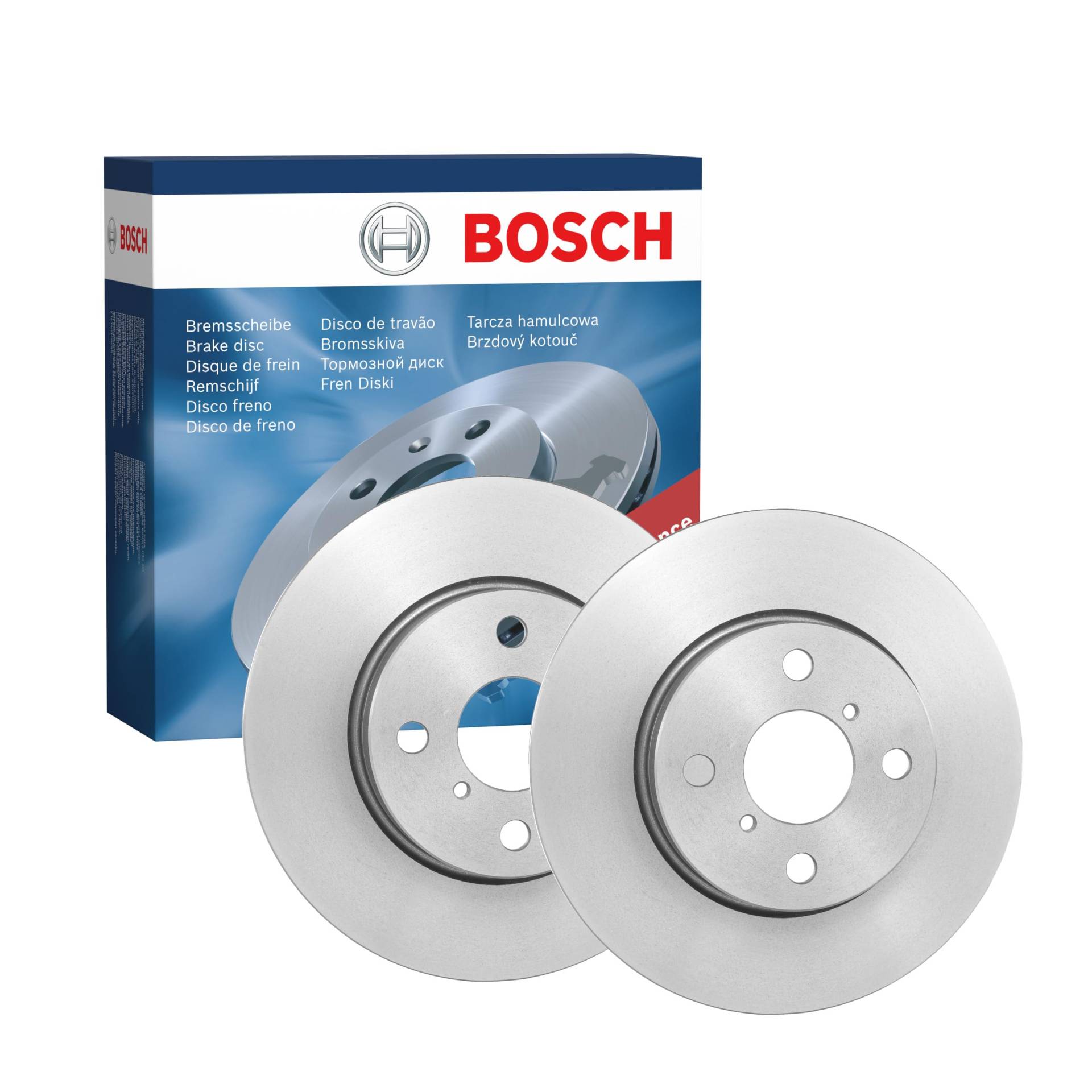 Bosch BD1240 Bremsscheiben - Vorderachse - ECE-R90 Zertifizierung - zwei Bremsscheiben pro Set von Bosch Automotive