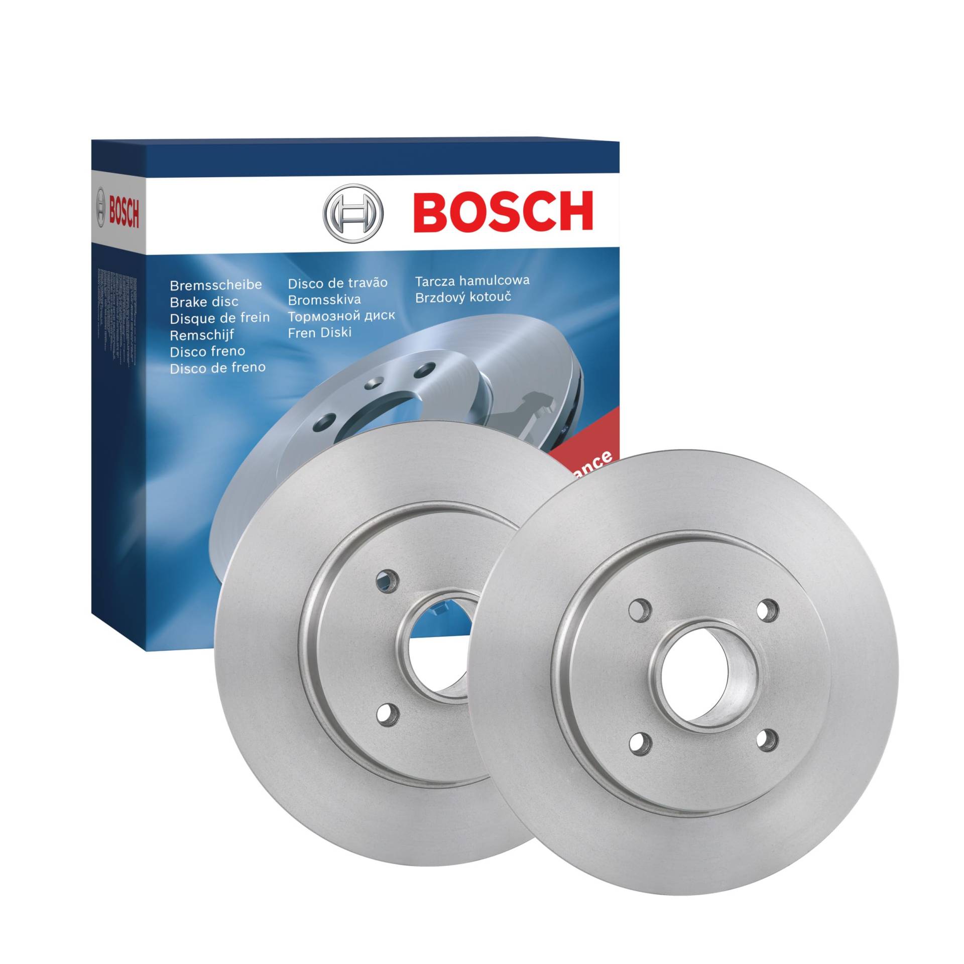 Bosch BD1245 Bremsscheiben - Hinterachse - ECE-R90 Zertifizierung - zwei Bremsscheiben pro Set von Bosch Automotive