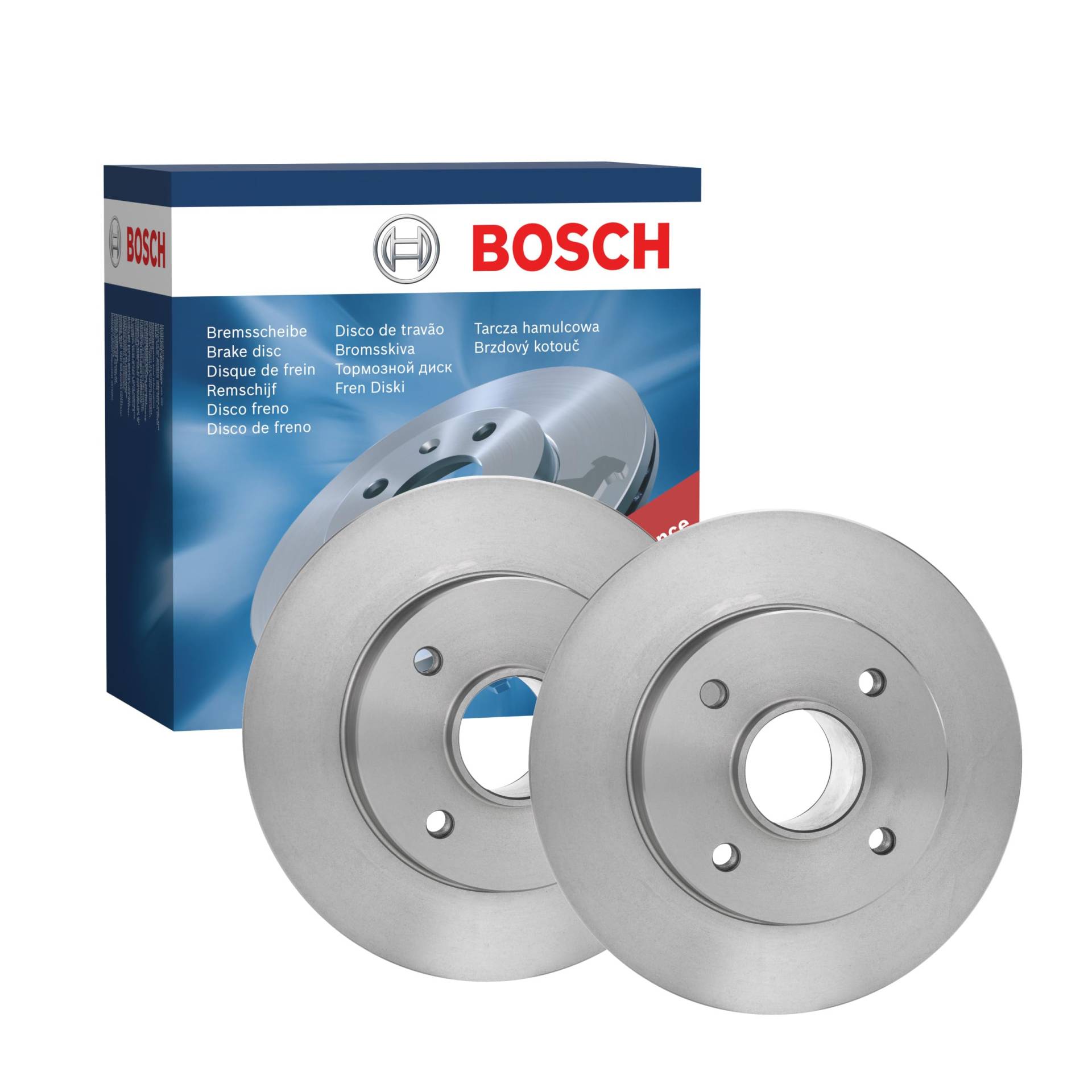 Bosch BD1290 Bremsscheiben - Hinterachse - ECE-R90 Zertifizierung - zwei Bremsscheiben pro Set von Bosch Automotive