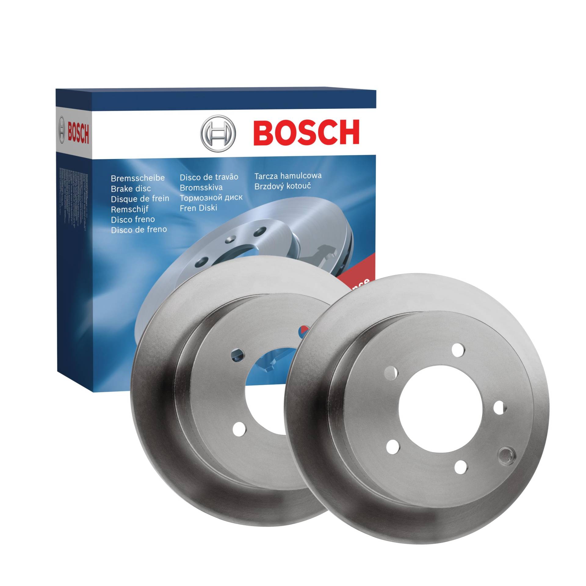 Bosch BD1728 Bremsscheiben - Hinterachse - ECE-R90 Zertifizierung - zwei Bremsscheiben pro Set von Bosch Automotive