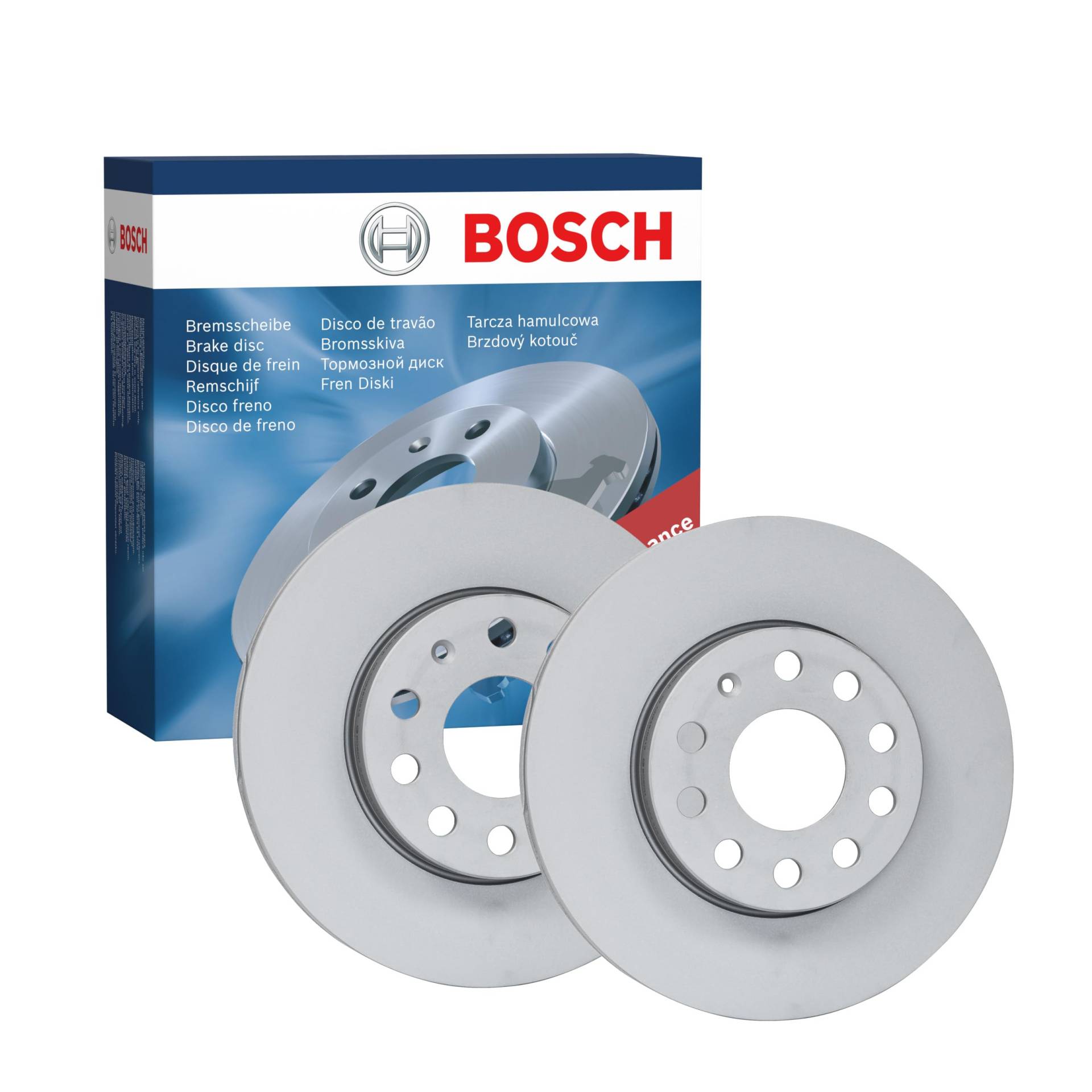 Bosch BD2186 Bremsscheiben - Vorderachse - ECE-R90 Zertifizierung - zwei Bremsscheiben pro Set von Bosch Automotive