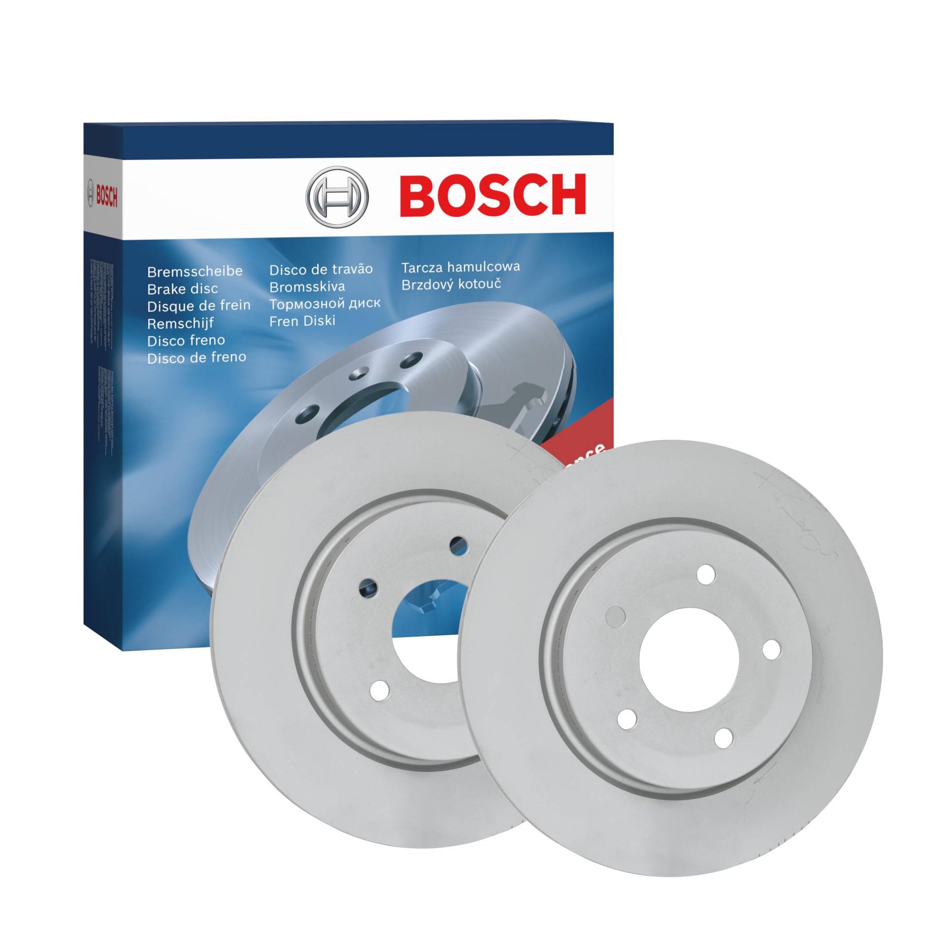 Bosch BD2441 Bremsscheiben - Hinterachse - ECE-R90 Zertifizierung - zwei Bremsscheiben pro Set von Bosch Automotive