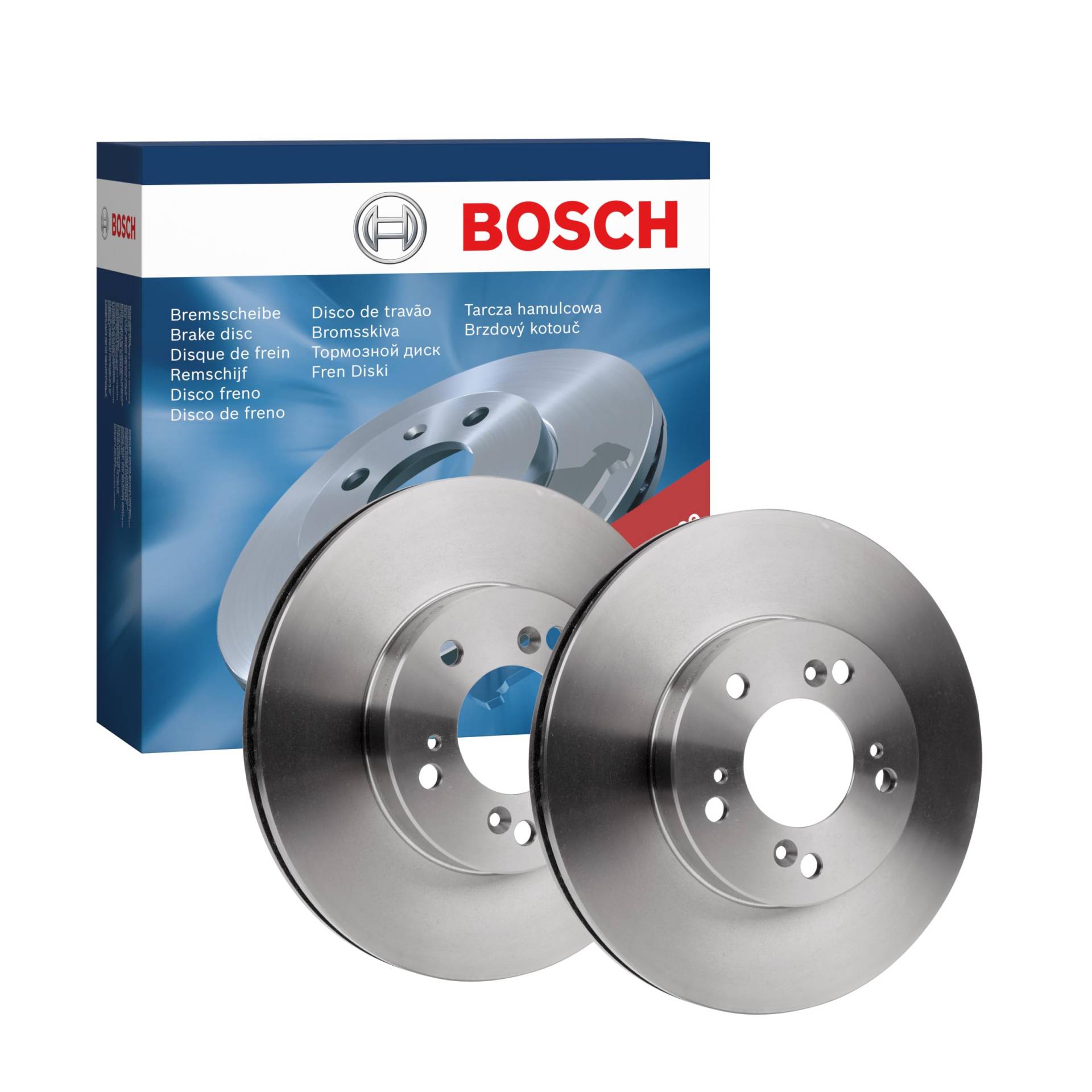 Bosch BD583 Bremsscheiben - Vorderachse - ECE-R90 Zertifizierung - zwei Bremsscheiben pro Set von Bosch Automotive