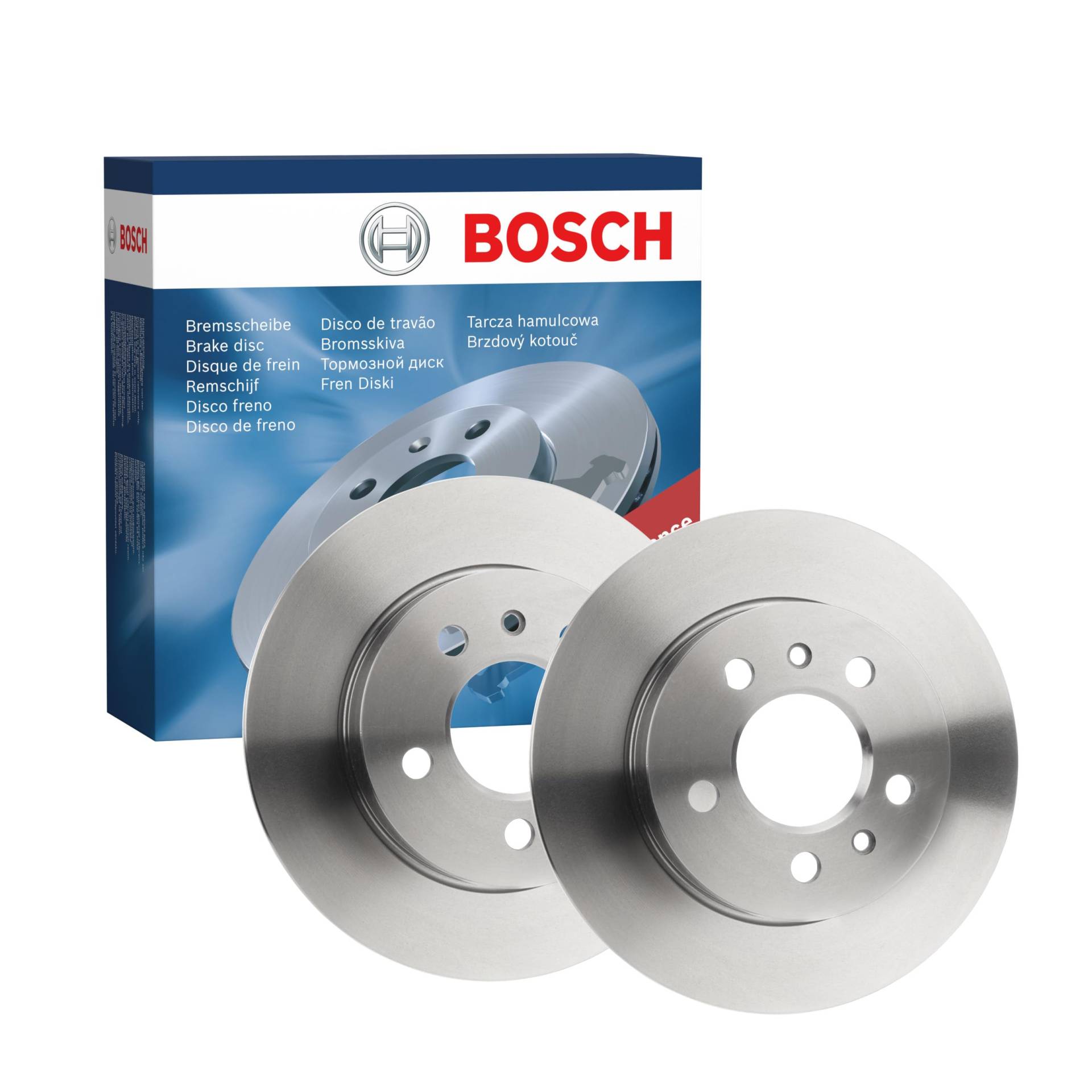 Bosch BD670 Bremsscheiben - Hinterachse - ECE-R90 Zertifizierung - zwei Bremsscheiben pro Set von Bosch Automotive