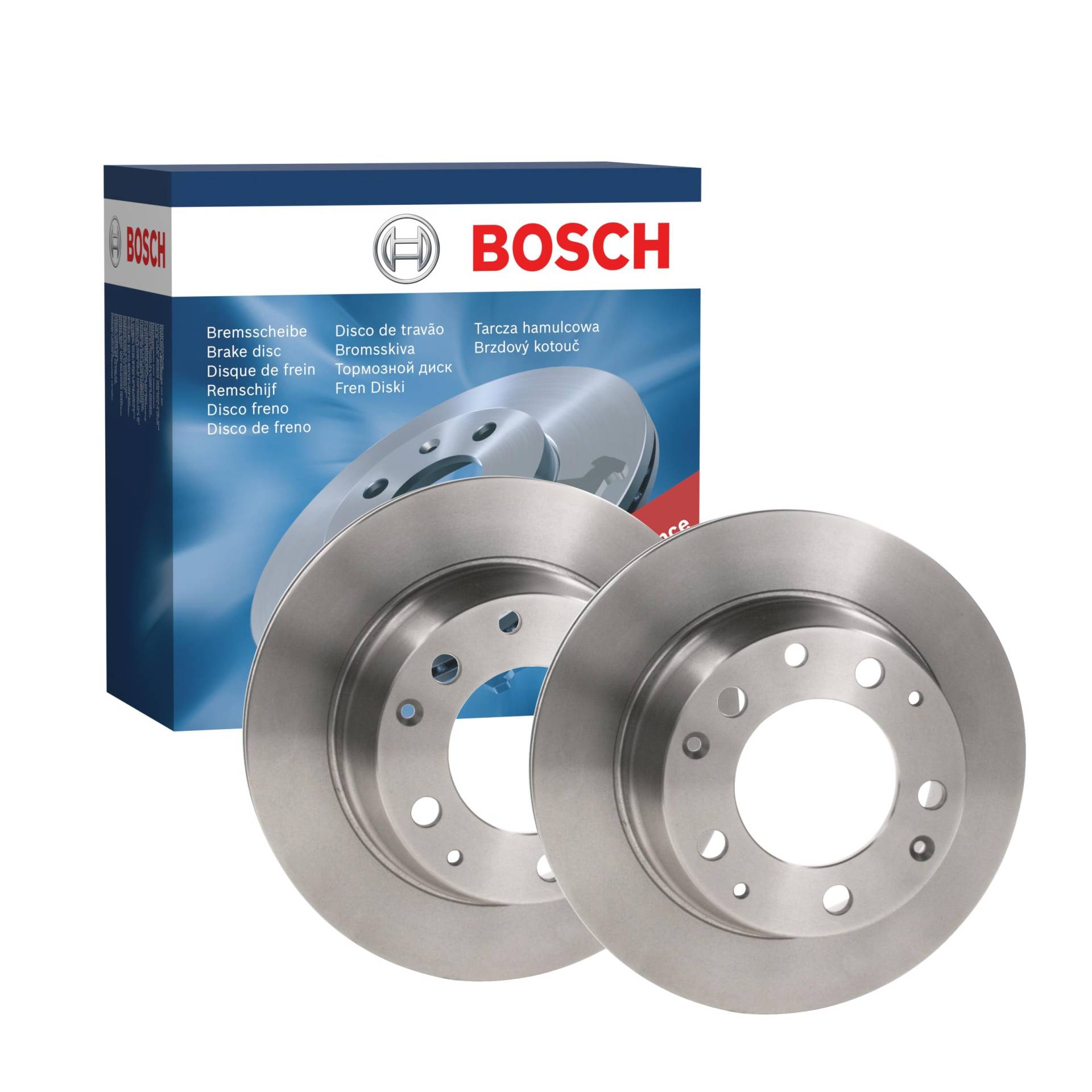 Bosch BD87 Bremsscheiben - Hinterachse - ECE-R90 Zertifizierung - zwei Bremsscheiben pro Set von Bosch Automotive