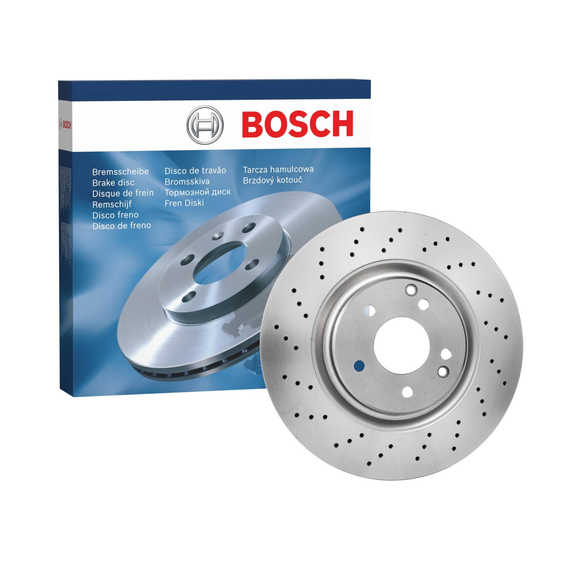 Bosch BD974 Bremsscheiben - Vorderachse - ECE-R90 Zertifizierung - eine Bremsscheibe von Bosch Automotive