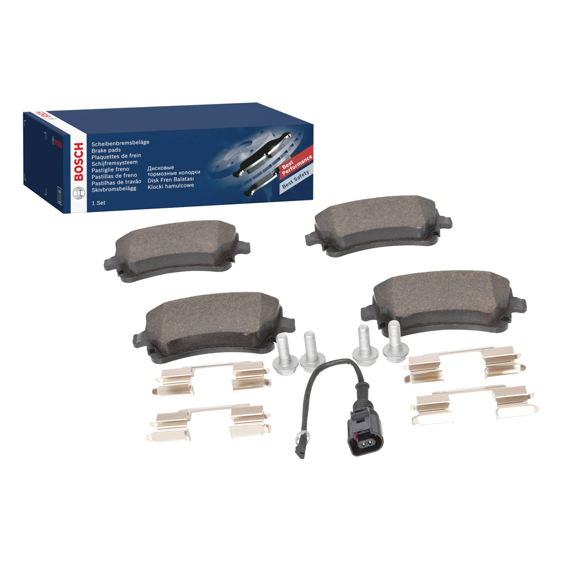 Bosch Automotive BP1018 Bremsbeläge - Hinterachse - ECE-R90 Zertifizierung - vier Bremsbeläge pro Set, black (0 986 494 583) Bosch Automotive BP1018 Bremsbeläge - Hinterachse - ECE-R90 Zertifizierung - vier Bremsbeläge pro Set, black (0 986 494 583) von Bosch Automotive