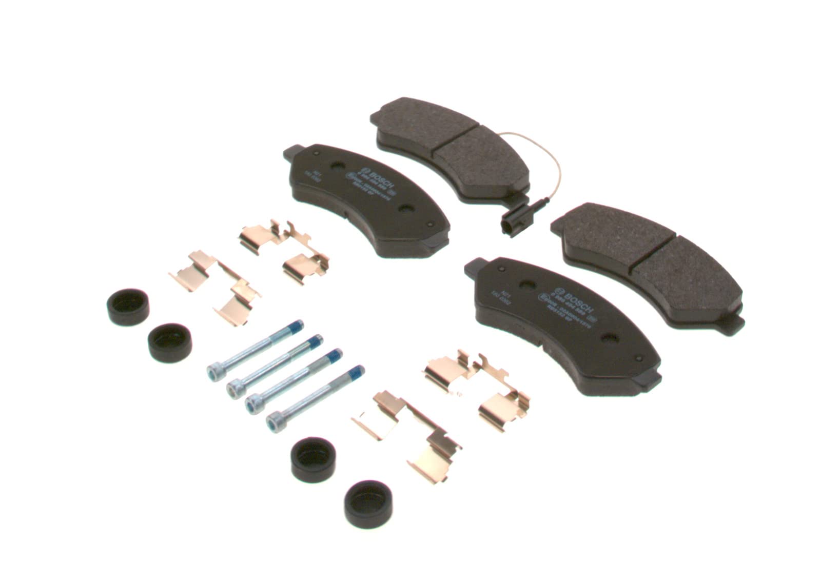 Bosch BP1019 Bremsbeläge - Vorderachse - ECE-R90 Zertifizierung - vier Bremsbeläge pro Set Bosch BP1019 Bremsbeläge - Vorderachse - ECE-R90 Zertifizierung - vier Bremsbeläge pro Set von Bosch Automotive