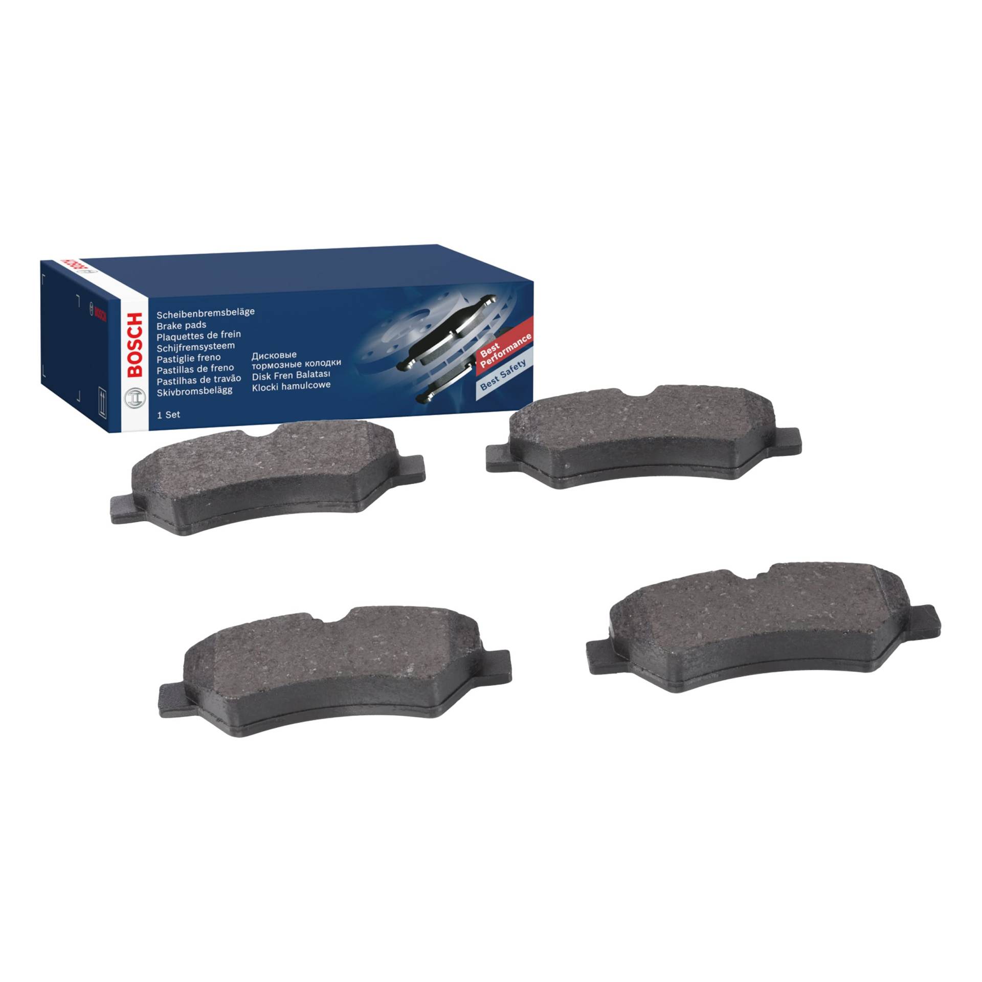 Bosch BP1033 Bremsbeläge - Hinterachse - ECE-R90 Zertifizierung - vier Bremsbeläge pro Set Bosch BP1033 Bremsbeläge - Hinterachse - ECE-R90 Zertifizierung - vier Bremsbeläge pro Set von Bosch Automotive