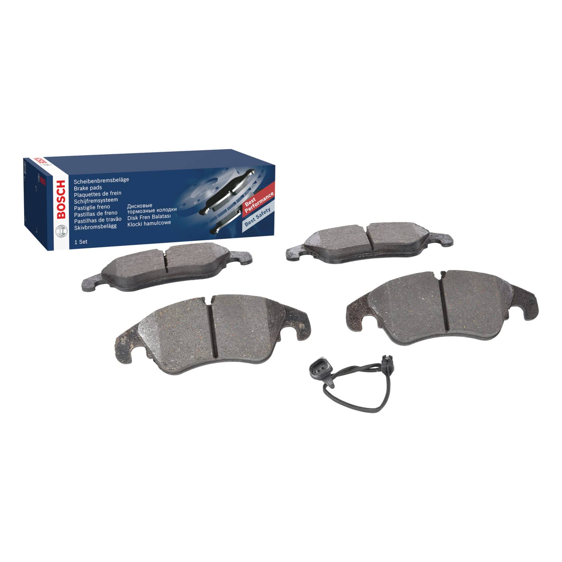Bosch BP1131 Bremsbeläge - Vorderachse - ECE-R90 Zertifizierung - vier Bremsbeläge pro Set Bosch BP1131 Bremsbeläge - Vorderachse - ECE-R90 Zertifizierung - vier Bremsbeläge pro Set von Bosch Automotive