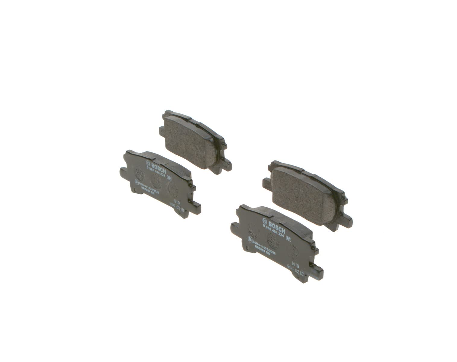 Bosch BP1159 Bremsbeläge - Hinterachse - ECE-R90 Zertifizierung - vier Bremsbeläge pro Set Bosch BP1159 Bremsbeläge - Hinterachse - ECE-R90 Zertifizierung - vier Bremsbeläge pro Set von Bosch Automotive