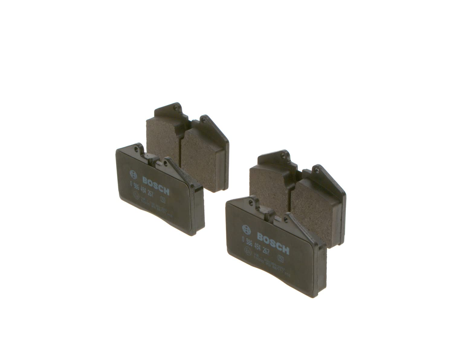 Bosch BP1179 Bremsbeläge - Vorder/- Hinterachse - ECE-R90 Zertifizierung - vier Bremsbeläge pro Set Bosch BP1179 Bremsbeläge - Vorder/- Hinterachse - ECE-R90 Zertifizierung - vier Bremsbeläge pro Set von Bosch Automotive
