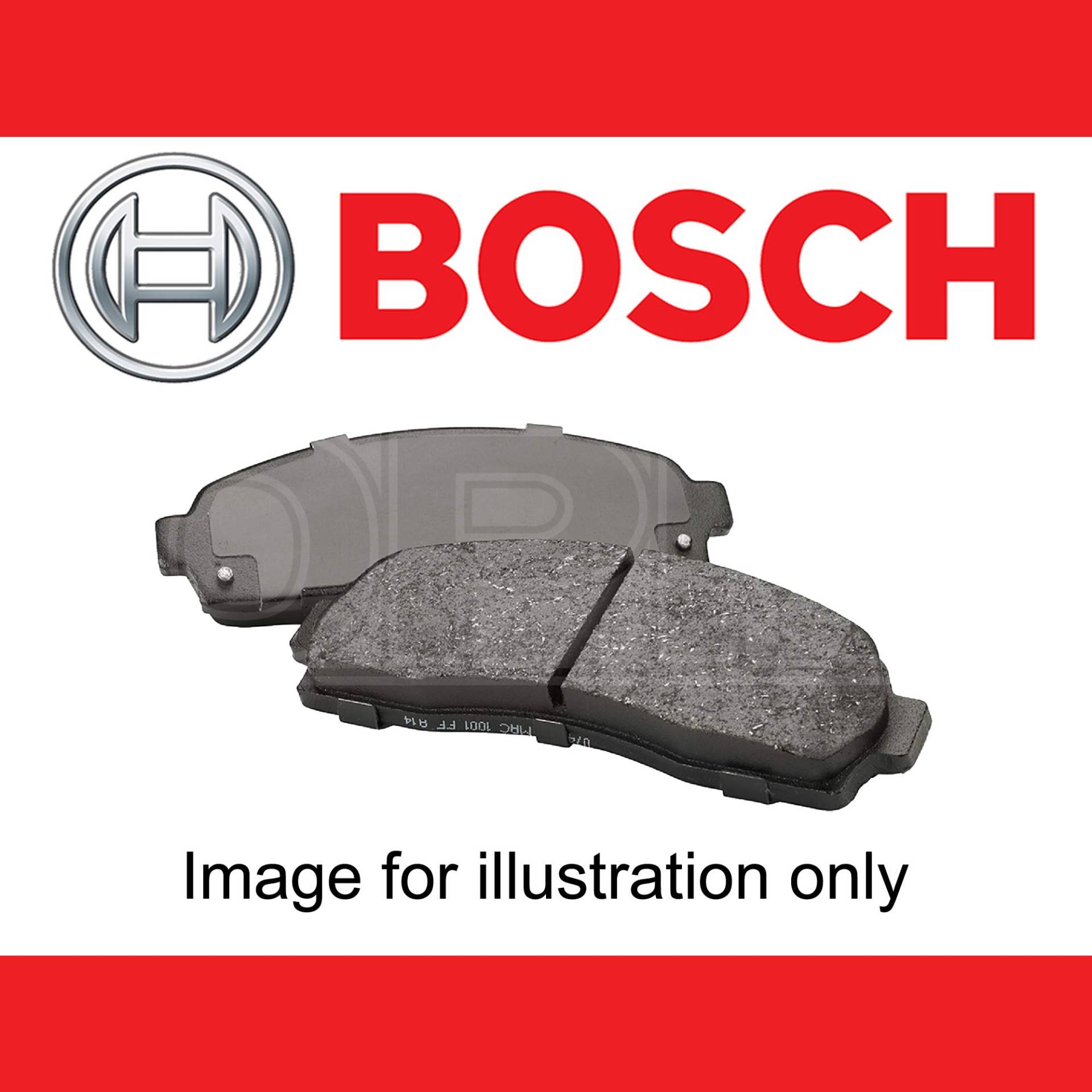 Bosch BP1202 Bremsbeläge - Vorderachse - ECE-R90 Zertifizierung - vier Bremsbeläge pro Set von Bosch Automotive